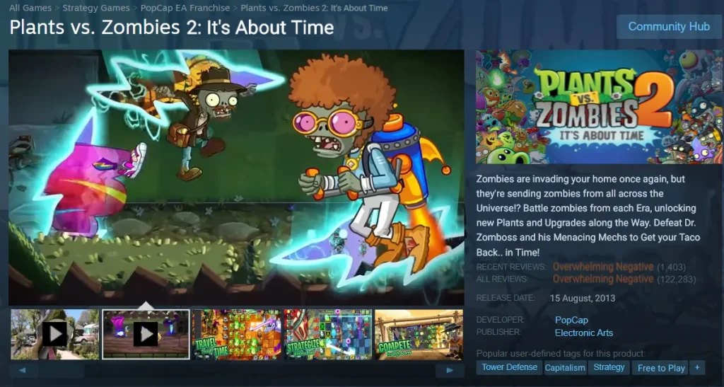 Plants Vs. Zombies 2 on PC